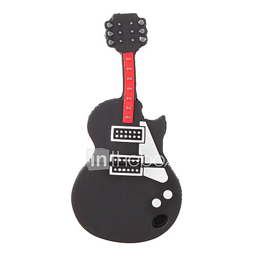 2GB Mini Guitar Style Flash Drive (Black)