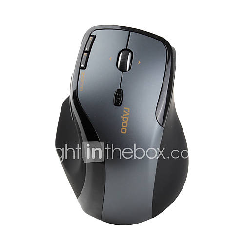 Rapoo 7600 USB Wireless Optical Mouse (Black)
