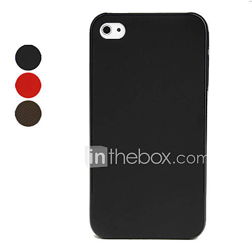 0.5mm Ultra Thin Protective Back Case for iPhone 4/4S   Matt Coating/Different Colors Available