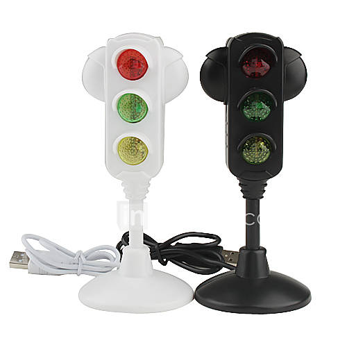 3 Port USB Traffic Light Hub (Assorted Colors)