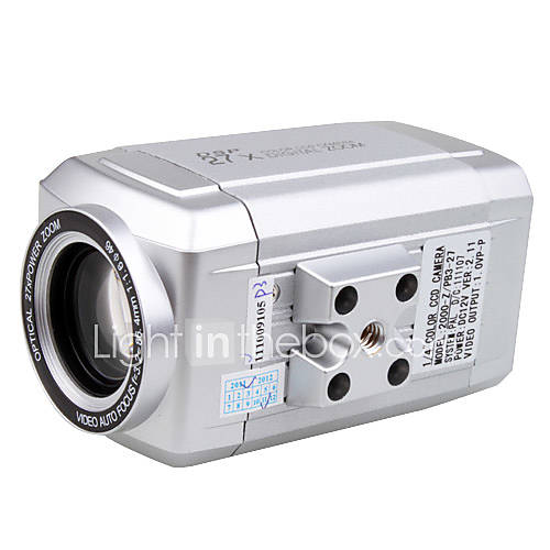 480TVL 27X Optical Zoom Camera With 1/4 SONY CCD Internal Synchronizing