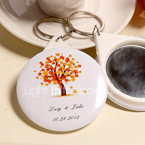 Personalized Mirror Key Ring   More Designs (Set of 12)