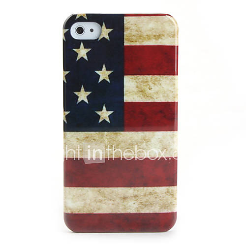 US National Flag Design Hard Case for iPhone 4 / 4S