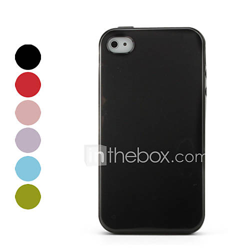 Soft Protective PVC Case for iPhone 4 / 4S (Assorted Colors)
