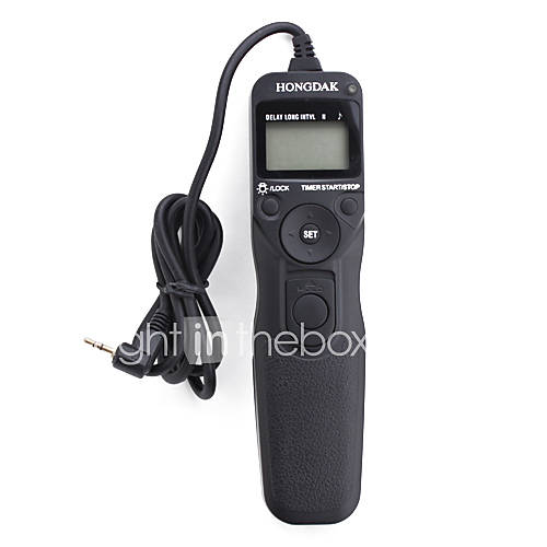 Hongdak Remote Shutter Release Cord for Canon RS 60E3 (Black)