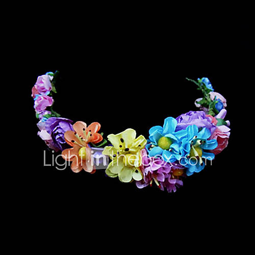 Pastel Bouquet Garland/Headpiece For Flower Girls