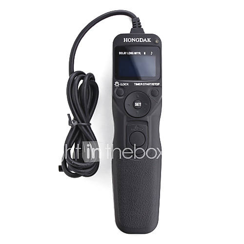 Hongdak Remote Shutter Release Cord for Canon RS 80N3 (Black)