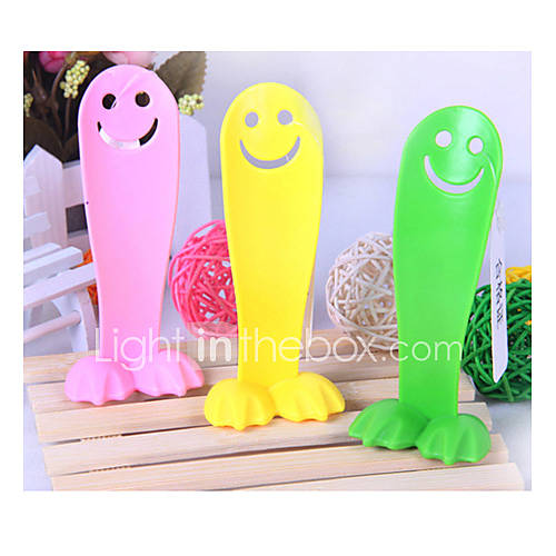 Smiling Face Shoehorn (Assorted Colors)