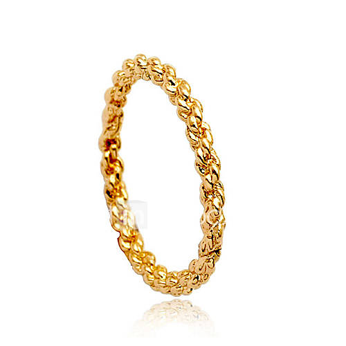 Gilt Simple Twist Ring