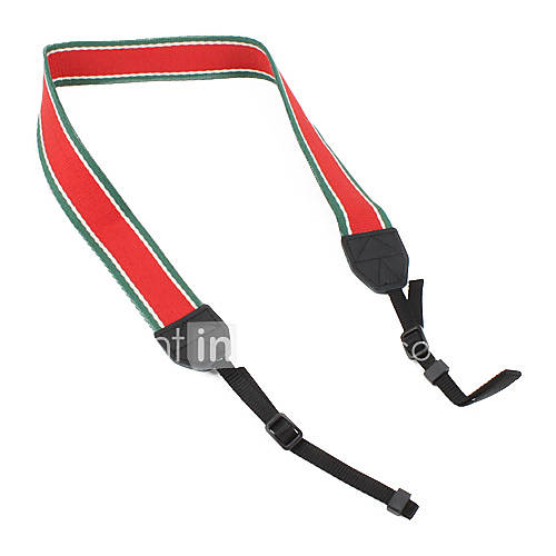 Colorful Camera Strap for SLR (Red and Green)