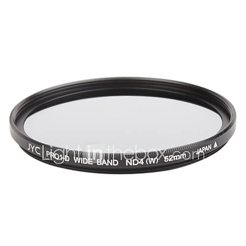 Genuine JYC Super Slim High Performance Wide Band ND4 Filter 52mm