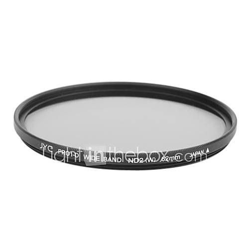 Genuine JYC Super Slim High Performance Wide Band ND2 Filter 62mm