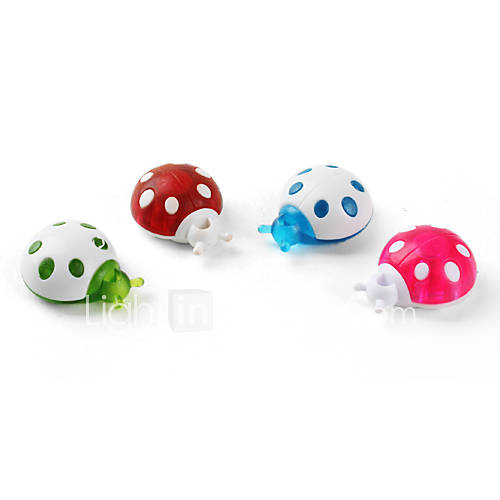 Cute Ladybug Shaped Fridge Magnets (4 Pack Random Colors)