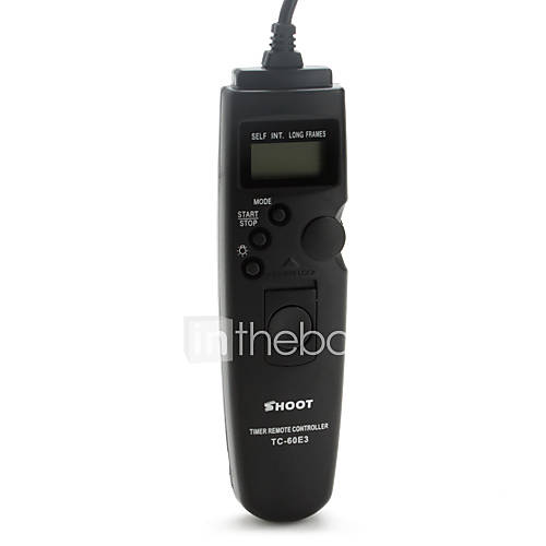 Shoot TC 60E3 Timer Remote Controller for Canon 550D, 500D and 450D