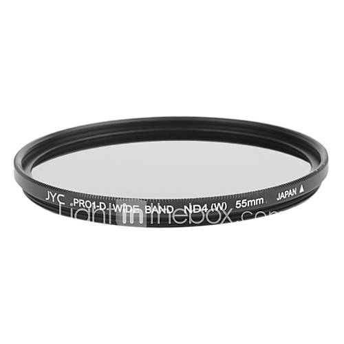Genuine JYC Super Slim High Performance Wide Band ND4 Filter 55mm