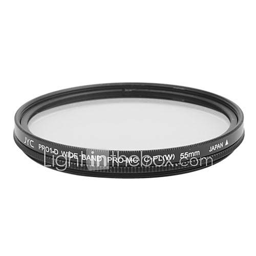 Genuine JYC Super Slim High Performance Wide Band PRO1 CPL Filter 55mm