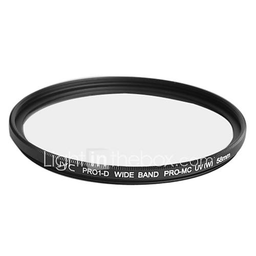 Genuine JYC Super Slim High Performance Digital Multicoated UV Filter 58mm