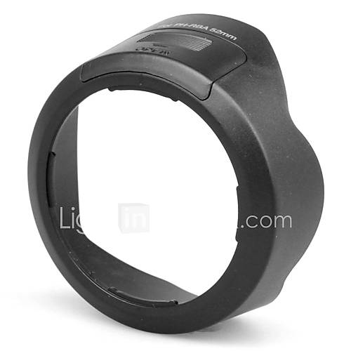 PH RBA 52mm Lens Hood for PENTAX K r K m K x DA 18 55mm F3.5 5.6 AL II