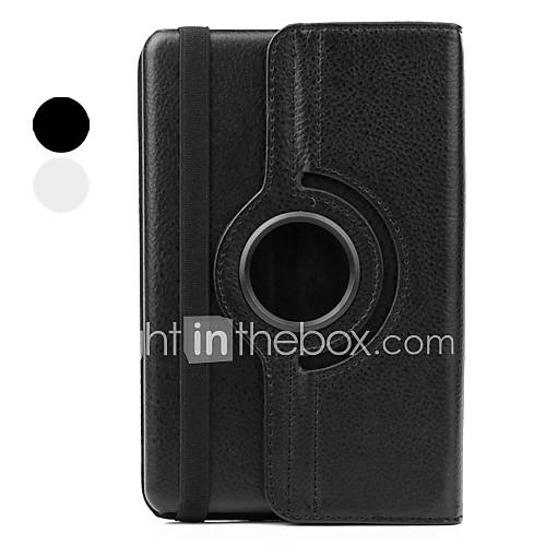 360º Rotating Protective PU Leather Case and Stand for Kindle Fire (Assorted Colors)