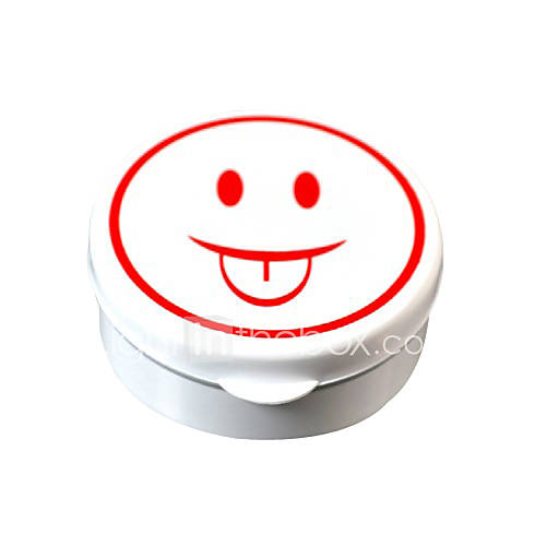 Round Compact Smiley Face Telescopic Cup