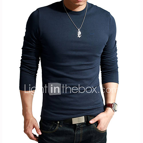 Elastic Slim Long Sleeve T shirt