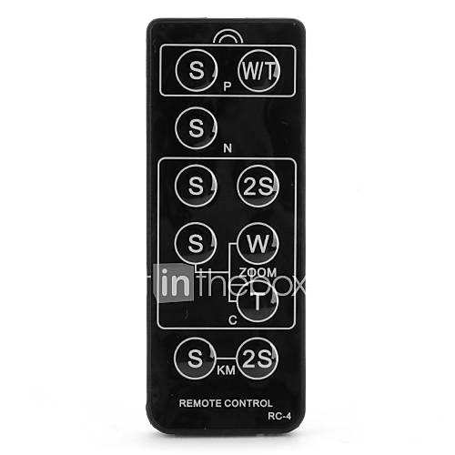 Hongdak RC 4 Remote Control for Canon EOS Digital Rebel XT, T1i, 60D, 7D and 5D