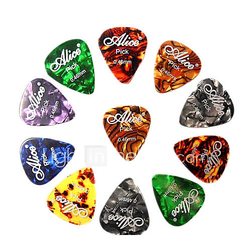 Alice AP A Multicolour Celluloid Guitar Picks 1 Dozen