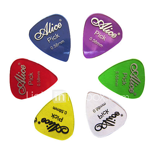 Alice AP H Clear Guitar Picks in 1 Dozen