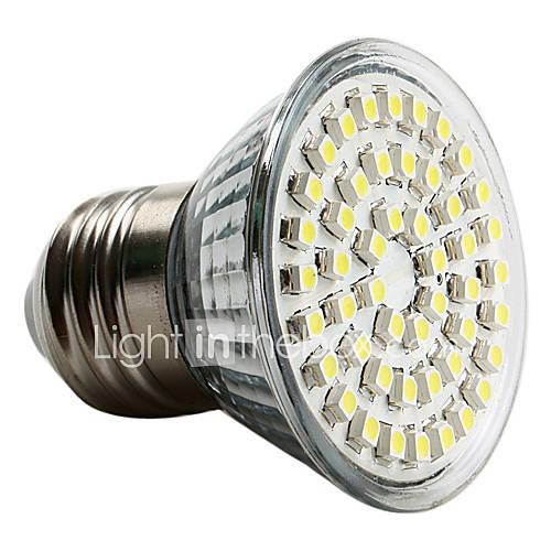 E27 3528 SMD 48 LED White 120 150LM Light Bulb (230V, 2.5 3W)