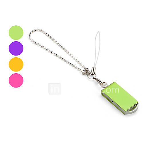 16GB Flip Style USB Flash Drive Key Ring (Assorted Colors)
