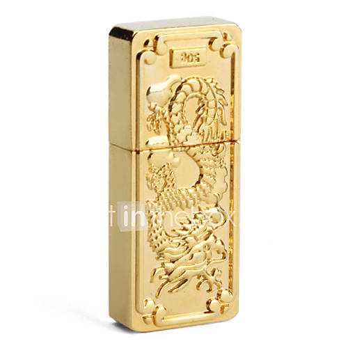 4GB Dragon Style USB Flash Drive (Gold)