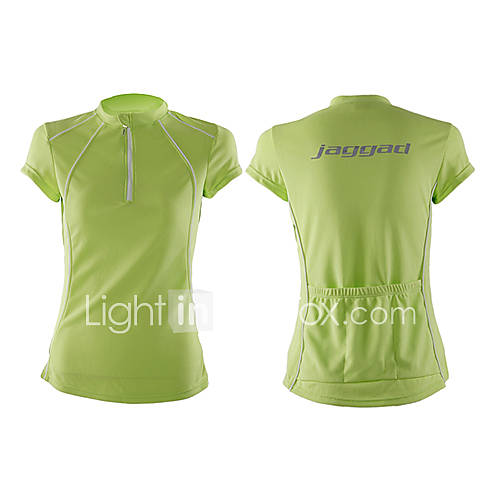 Jaggad   50% Polyester and Coolmax Short Sleeve Cycling Jersey