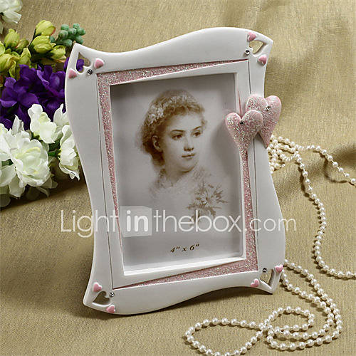 Embracing Hearts Design Resin Photo Frame