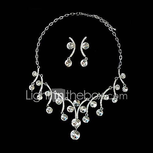 Beauteous Ladies Jewelry Set Including Necklace and Earrings