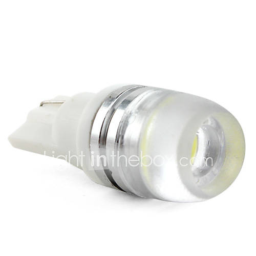 T10 1W High Power 50LM LED White Light Bulb for Car (2pcs)