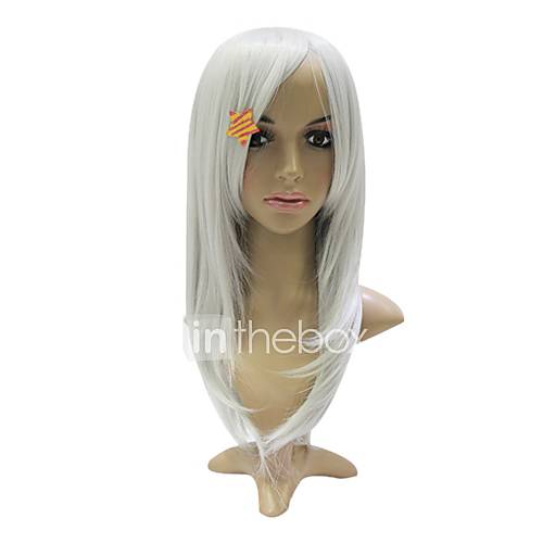 Capless High Quality Synthetic Gray Long Party Hair Wig