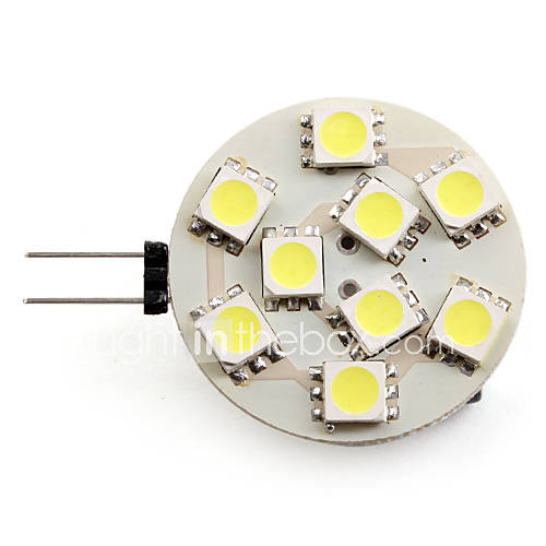 G4 2.5W 9x5050 SMD 90 100LM Natural White Light LED Spot Bulb (12V)