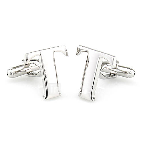 26 Letters T Style Cufflinks