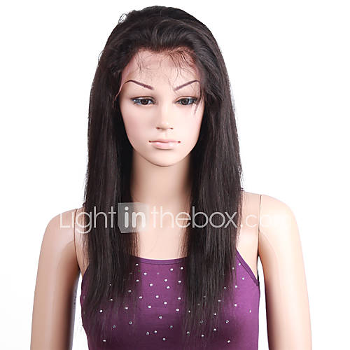 Lace Front 100% Indian Remy Hair Long Straight Hair Wig