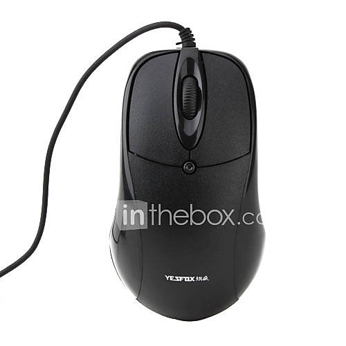 USB Optical Mouse for PC, Laptop, MacBook Air and MacBook Pro (Black)