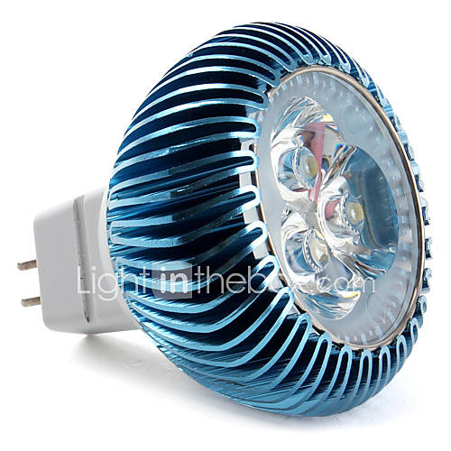 MR16 3 LED 270LM 6000K Natural White Light Spot Bulb (12 18V)