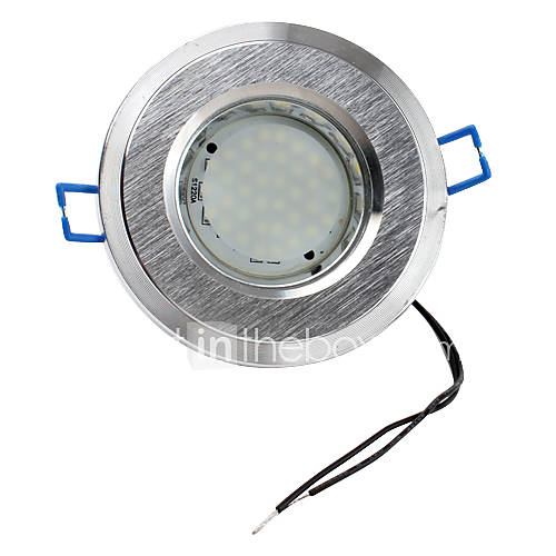 2W 3528 SMD 36 LED 240LM White Ceiling Spot Light Bulb (Brushed, Half Frosted Glass Cover)