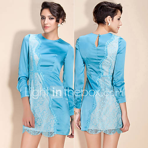 TS Elegant Lace Long sleeved Dress