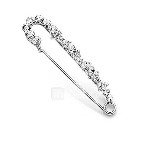 Beautiful Alloy With Rhinestones Brooch / Pin