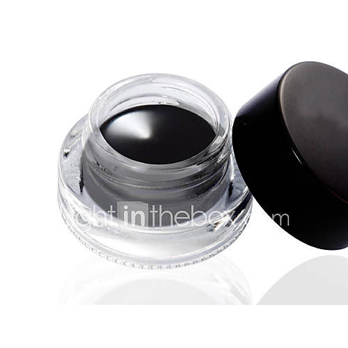 Waterproof Black Natural EyeLiner with Brush Set