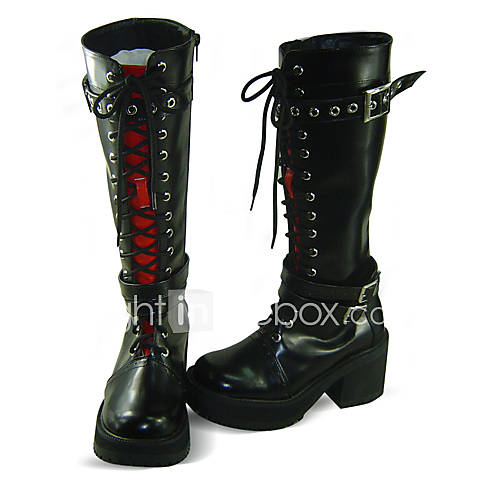 Cosplay Boots Inspired by Hetalia Prussia Gilbert Beilschmidt