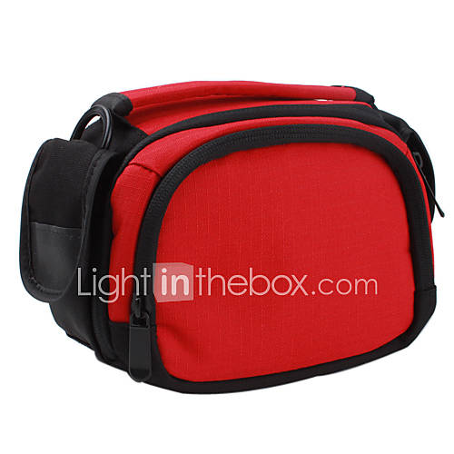 Protective Nylon Bag for DV, DC and Interchangeable Lens Digital Camera (Red, B11)