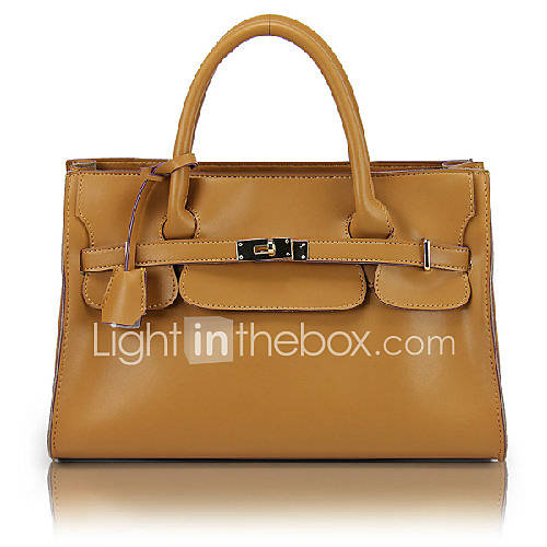 Trendy Sweet Lock Decorated Tote