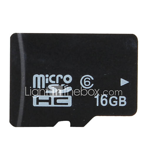 16GB Class 6 Micro SD/TF SDHC Memory Card