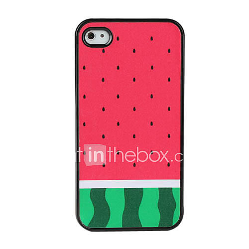 Watermelon Pattern Dull Polish Hard Case for iPhone 4 and 4S (Multi Color)